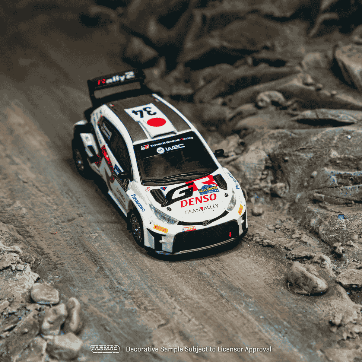 *PRE-ORDER* X iXO Models Toyota GR Yaris Rally2 Sweden 2024 Yuki Yamamoto / Marko Salminen, 1:64 Scale