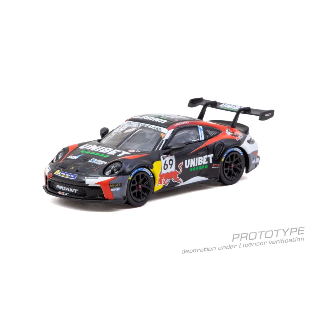 *PRE-ORDER* Porsche 911 GT3 Cup (992) Porsche Carrera Cup Benelux 2024 Kalle Rovanperä, 1:64 Scale
