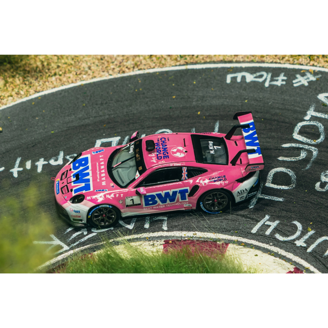Porsche 911 GT3 Cup (992) Porsche Mobil 1 Supercup 2024 #01, 1:64 Scale