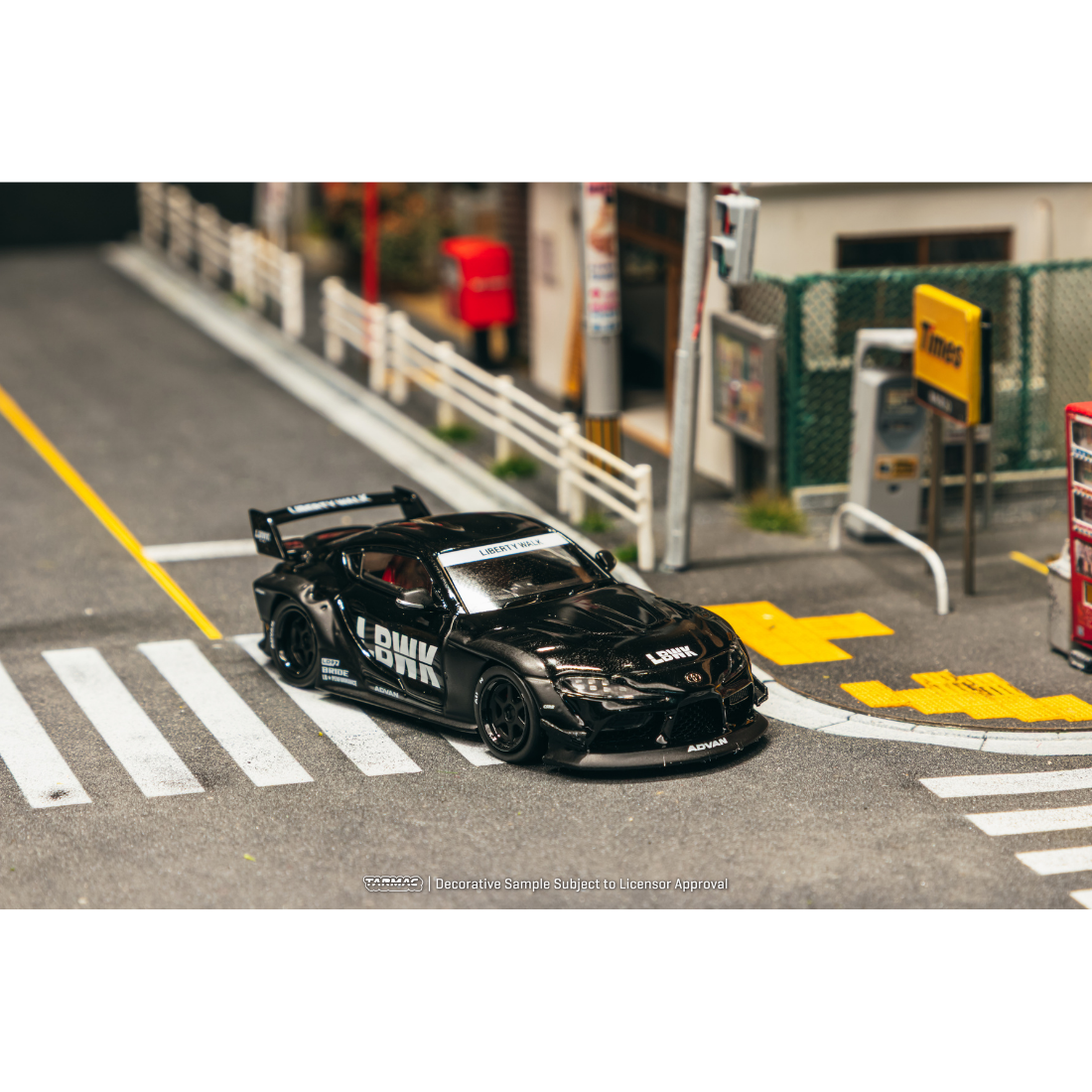 *PRE-ORDER* LB-WORKS TOYOTA SUPRA (A90), 1:64 Scale (Black)
