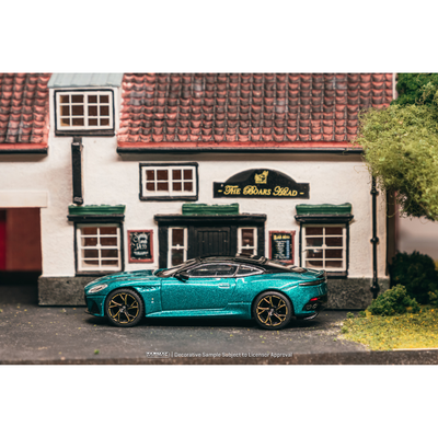 *PRE-ORDER* Aston Martin DBS Superleggera  Chance of Chase Car, 1:64 Scale (Green Metallic)