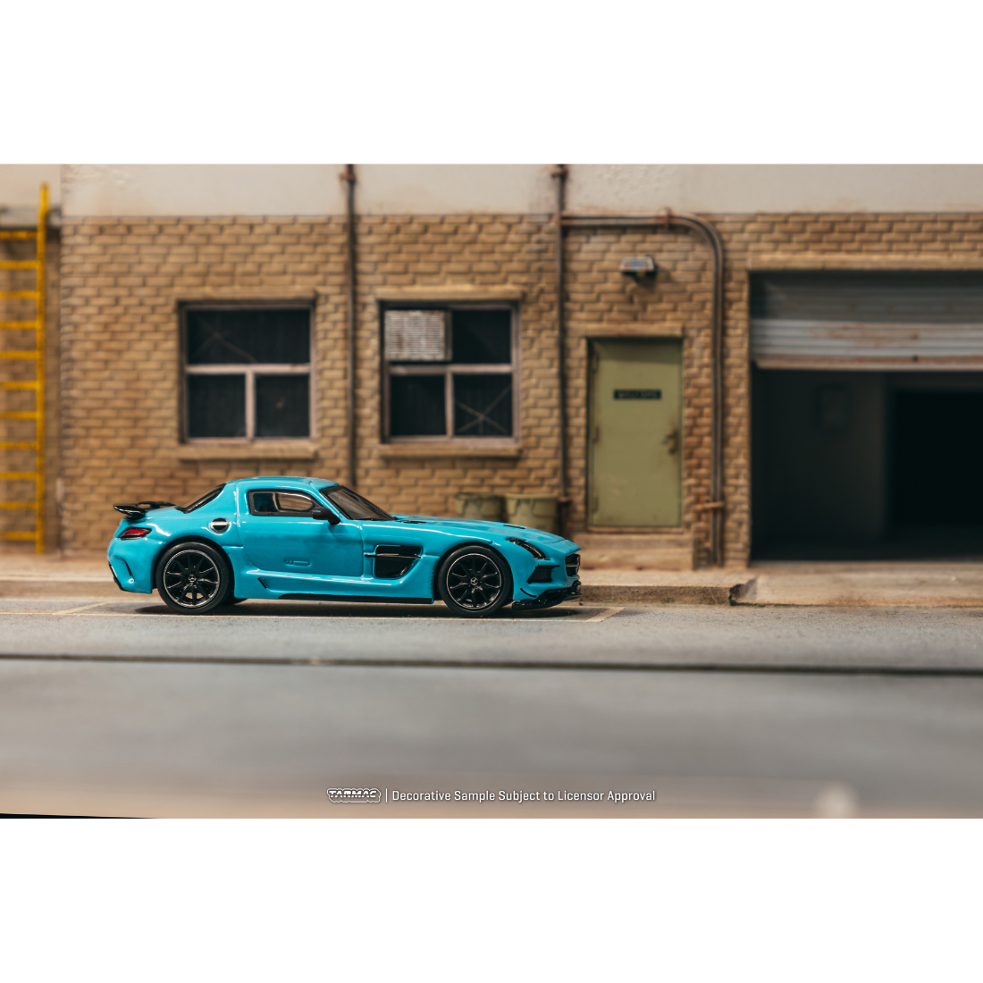*PRE-ORDER* Mercedes-Benz SLS AMG Coupé Black Series Chance of Chase Car, 1:64 Scale (Matte Blue)