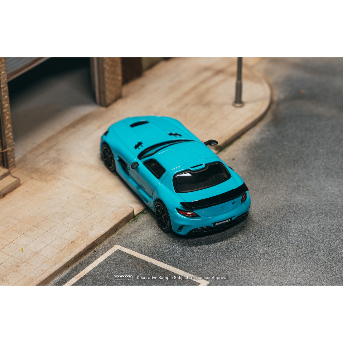 *PRE-ORDER* Mercedes-Benz SLS AMG Coupé Black Series Chance of Chase Car, 1:64 Scale (Matte Blue)