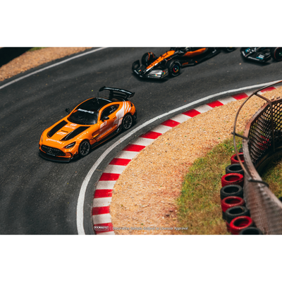 *Pre-Orders* Mercedes-Benz AMG GT Black Series Safety Car of British GP 2025 (Chance of Chase Car - Chrome Orange Body), 1:64 Scale