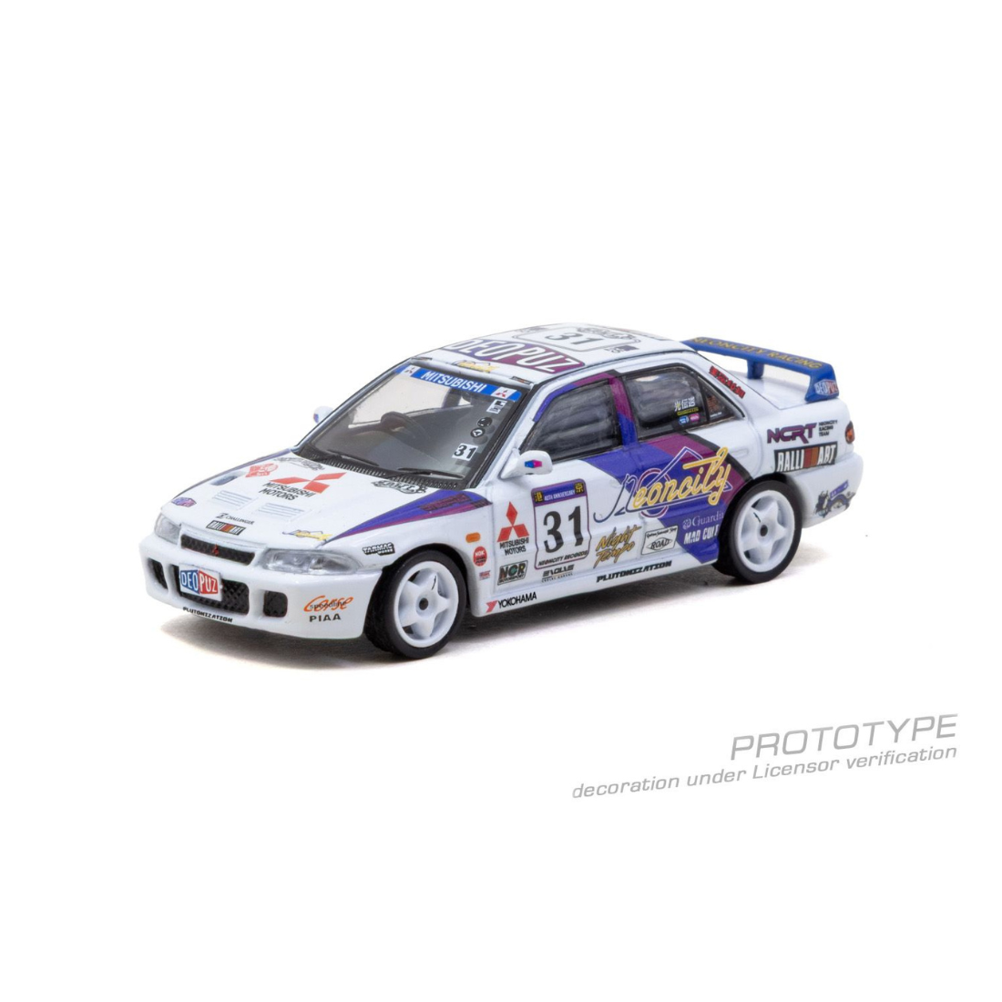 *PRE-ORDER* Mitsubishi Lancer Evolution Hong Kong Beijing Rally 2025 (Chance of Chase Car), 1:64 Scale