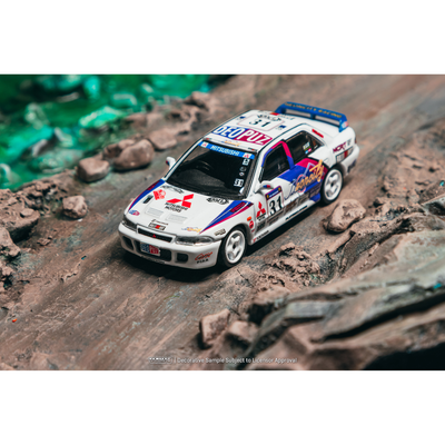 *PRE-ORDER* Mitsubishi Lancer Evolution Hong Kong Beijing Rally 2025 (Chance of Chase Car), 1:64 Scale