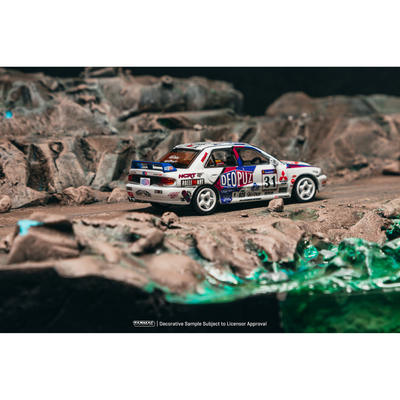 *PRE-ORDER* Mitsubishi Lancer Evolution Hong Kong Beijing Rally 2025 (Chance of Chase Car), 1:64 Scale