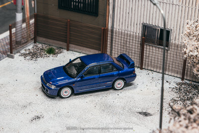 *PRE-ORDER* Mitsubishi Lancer GSR Evolution II Chance of Chase Car, 1:64 Scale (Blue) Blister Pack