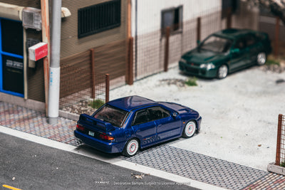 *PRE-ORDER* Mitsubishi Lancer GSR Evolution II Chance of Chase Car, 1:64 Scale (Blue) Blister Pack