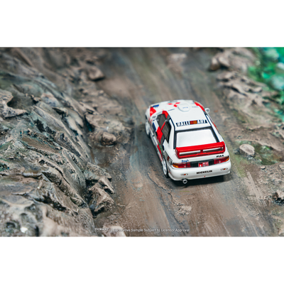 *PRE-ORDER* Mitsubishi Lancer Evolution III Hong Kong Beijing Rally  Winner Ari Vatanen / Christian Gilbert  (Chance of Chase Car) 1996, 1:64 Scale