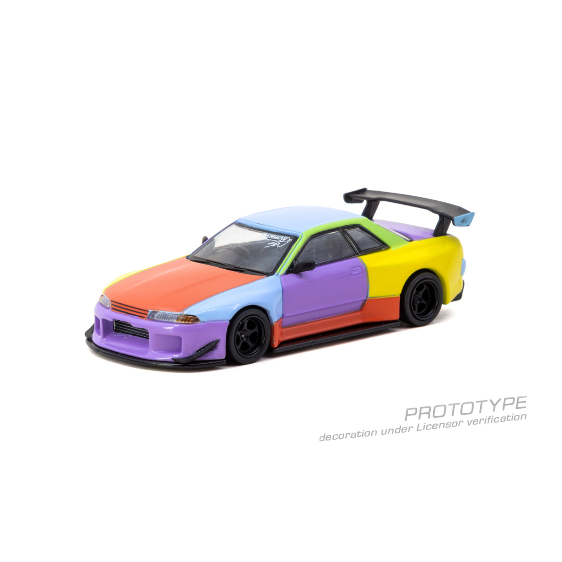 Premium scale diecast model car  – *PRE-ORDER* Nissan Skyline (R32) Widebody, 1:64 Scale Collectible