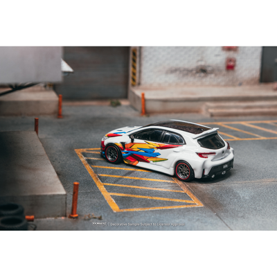 *PRE-ORDER* Toyota GR Corolla Widebody Chance of Chase Car, 1:64 Scale (White)