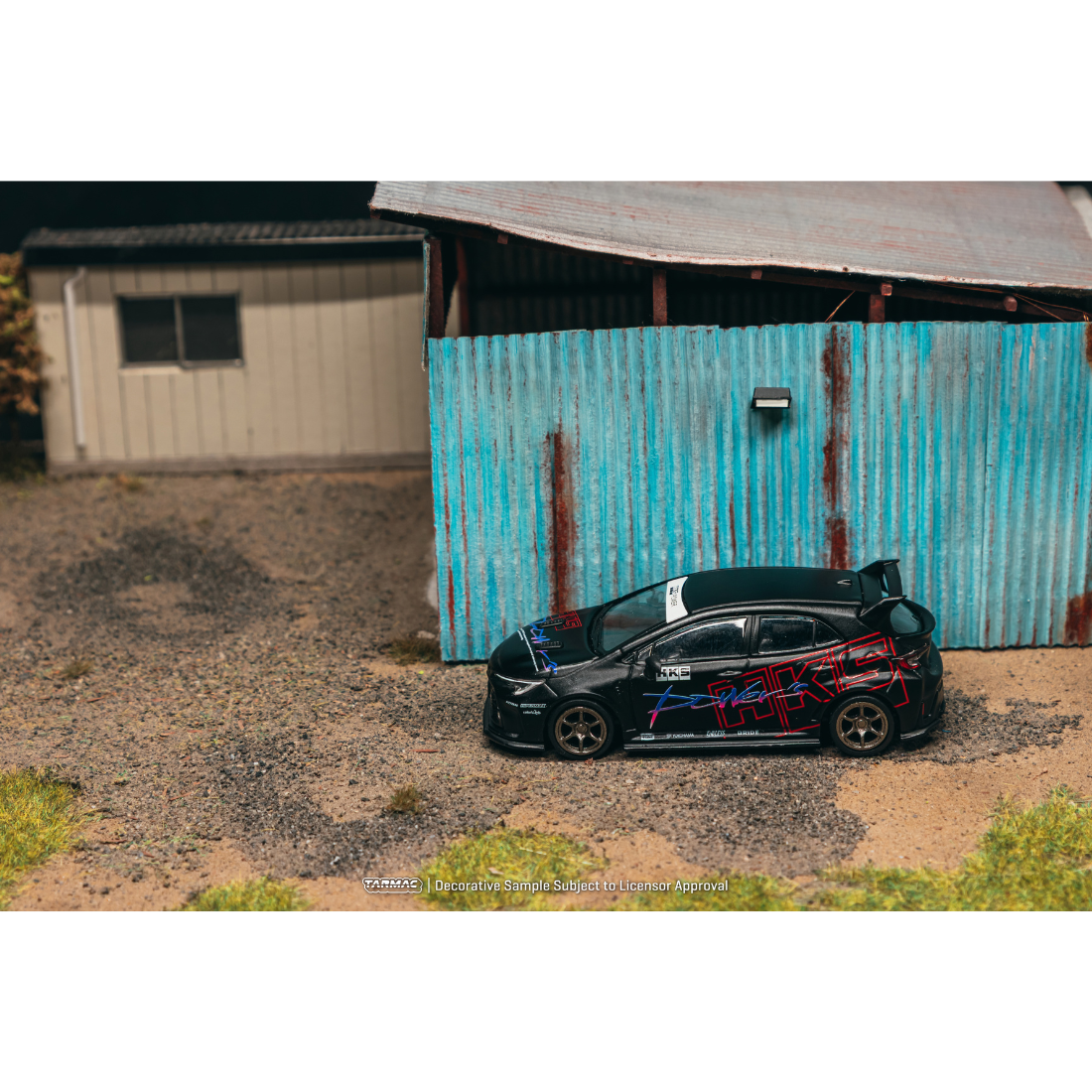 *Pre-Orders* Toyota GR Corolla HKS (Chance of Chase Car - Chrome Black Body), 1:64 Scale