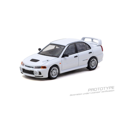 *PRE-ORDER* Mitsubishi Lancer RS Evolution IV (White) Chance of Chase Car, 1:64 Scale