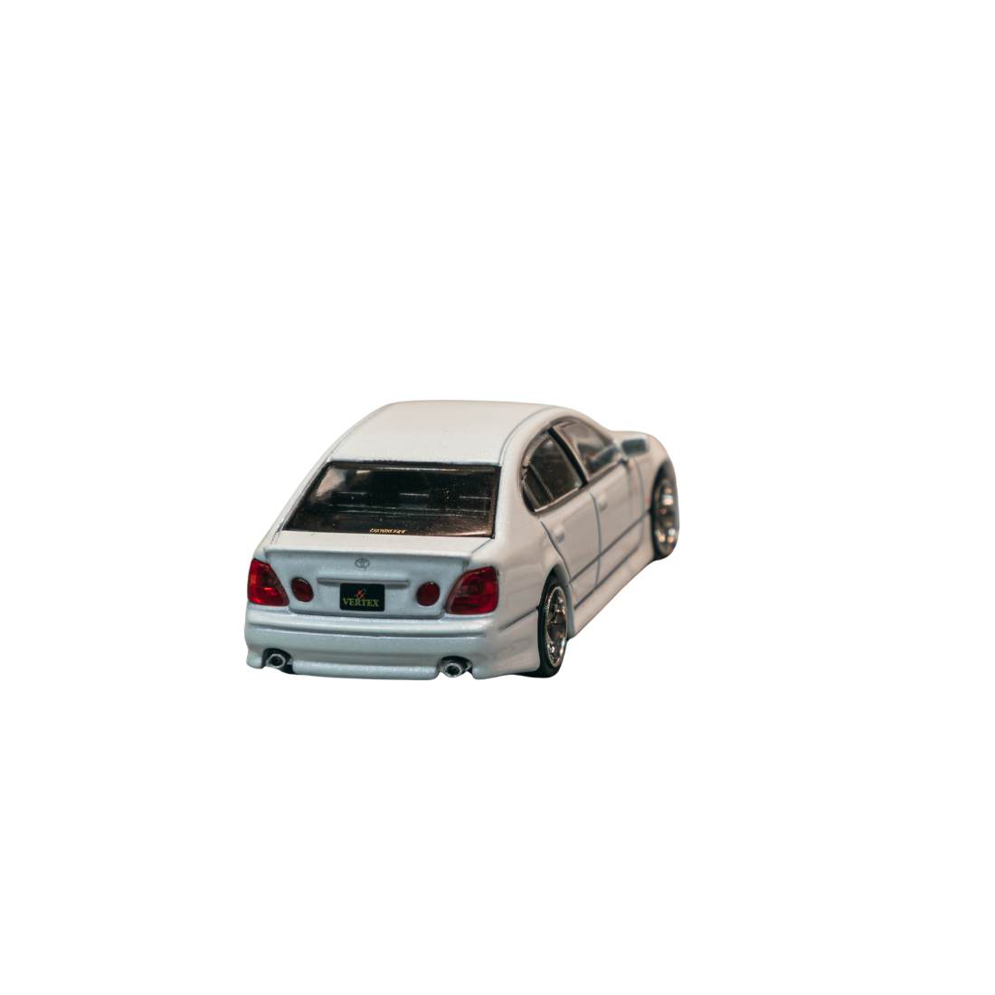 Premium scale diecast model car  – *PRE-ORDER* VERTEX Toyota Aristo JZS161 (White) Chance of Chase Car, 1:64 Scale Collectible