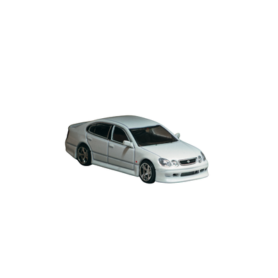 Premium scale diecast model car  – *PRE-ORDER* VERTEX Toyota Aristo JZS161 (White) Chance of Chase Car, 1:64 Scale Collectible