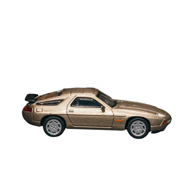 Premium scale diecast model car  – *PRE-ORDER* Porsche 928 S4 Chance of Chase Car (with Pop-Ip Head-Lights), 1:64 Scale (Platinum Metallic) Collectible