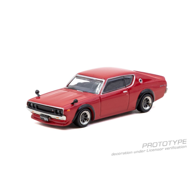 *PRE-ORDER* Nissan Skyline 2000GT-R (KPGC110) (Chance of Chase Car), 1:64 Scale (Red)