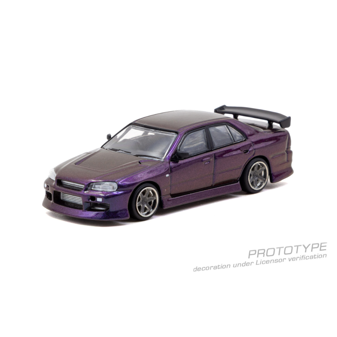 *PRE-ORDER* Nissan Skyline ER34 Chance of Chase Car, 1:64 Scale (Midnight Purple)