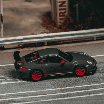*PRE-ORDER* X iXO Models Porsche 911 GT3 RS (997.2) Chance of Chase Car, 1:64 Scale (Grey)
