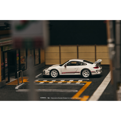 *PRE-ORDER* Porsche 911 GT3 RS 4.0 (997.2) Chance of Chase Car, 1:64 Scale (White)