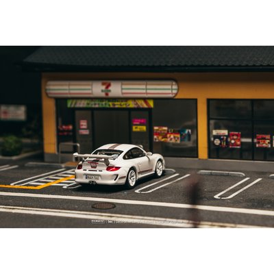 *PRE-ORDER* Porsche 911 GT3 RS 4.0 (997.2) Chance of Chase Car, 1:64 Scale (White)