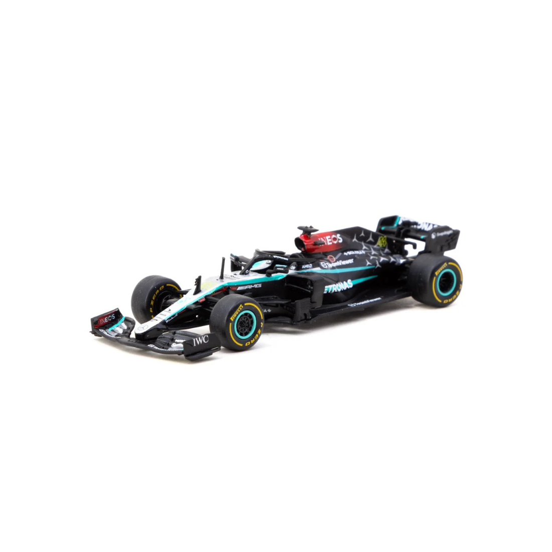 Premium scale diecast model car  – Mercedes-AMG F1 W12 E Performance New York Demo Run Lewis Hamilton 2024, 1:64 Scale Collectible