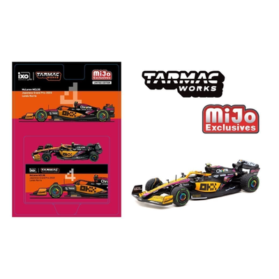 Premium scale diecast model car  – McLaren MCL36 Japanese Grand Prix Lando Norris #4 2022, 1:64 Scale Collectible