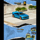 *PRE-ORDER* Kimera EVO37, 1:64 Scale (Blue)