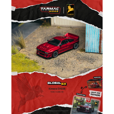 *PRE-ORDER* Kimera EVO38, 1:64 Scale (Red)