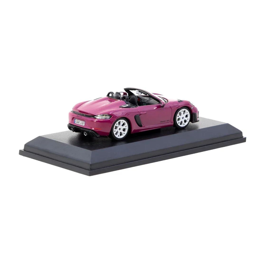 Porsche 718 Spyder RS Ruby Star Neo - Collab64, 1:64 Scale (Pink