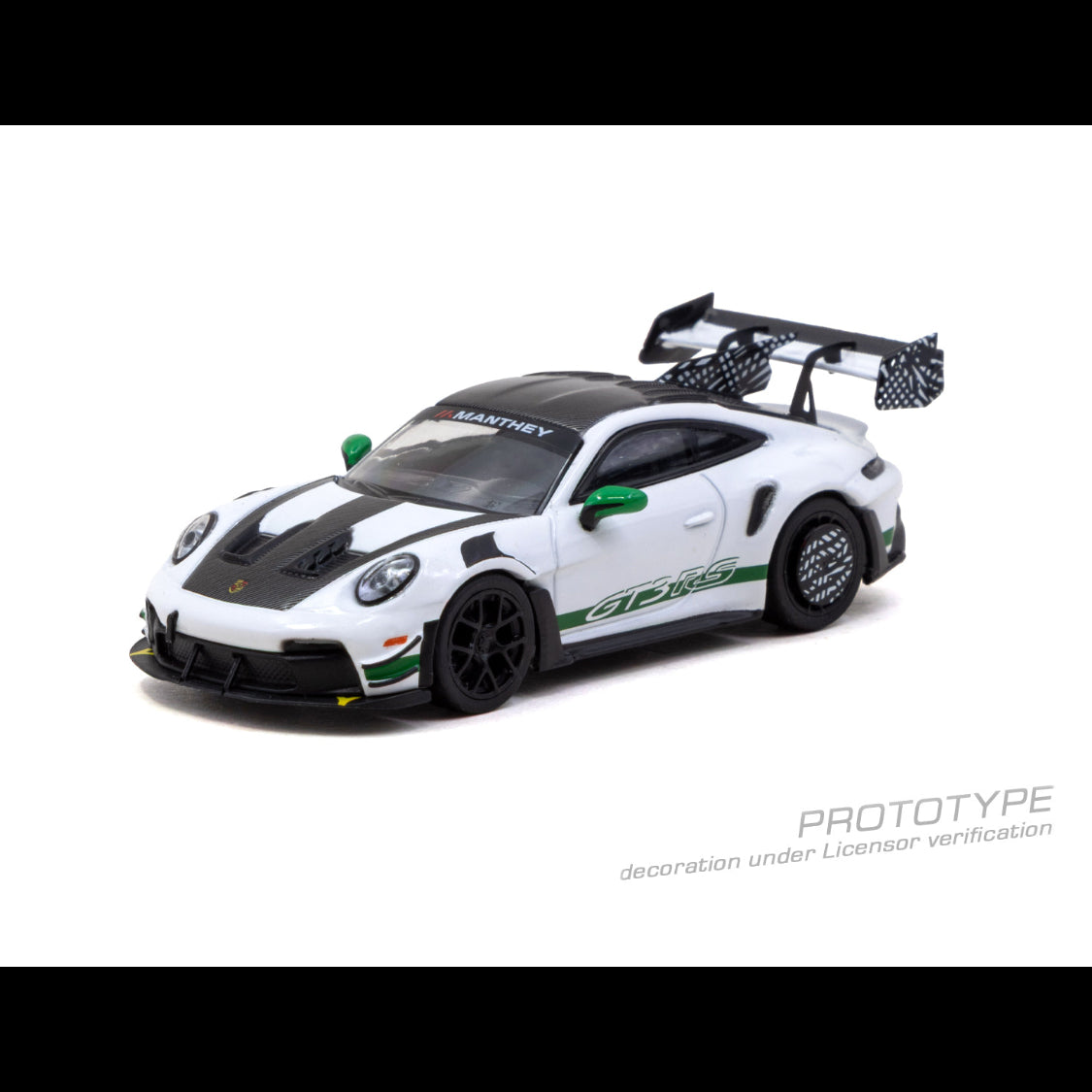 *PRE-ORDER* Porsche GT3RS(992.1) MR, 1:64 Scale (White Green)