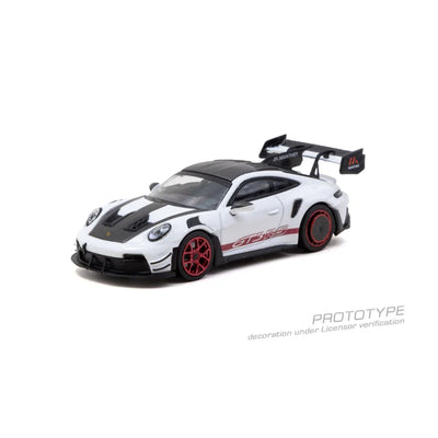 *PRE-ORDER* Porsche GT3RS (992.1) MR (White Red) Exclusive Color, 1:64 Scale