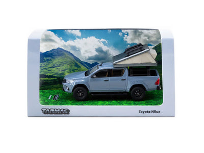Premium scale diecast model car  – Toyota Hilux - Road64, 1:64 Scale (Grey) Collectible