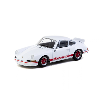 Porsche 911 Carrera RS 2.7 Lightweight, 1:64 Scale (White)