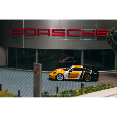 *PRE-ORDER* Porsche 911 GT3 (992), 1:64 Scale (Yellow/Black)