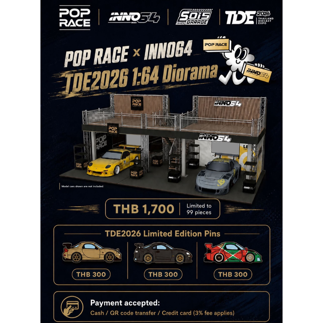 *TDE 2026* 1:64 Diorama (Limited to 99pcs), 1:64 Scale