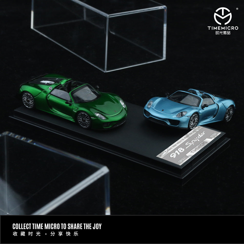 *PRE-ORDER* Porsche 918 - Metallic Green - Figure Edition, 1:64 Scale