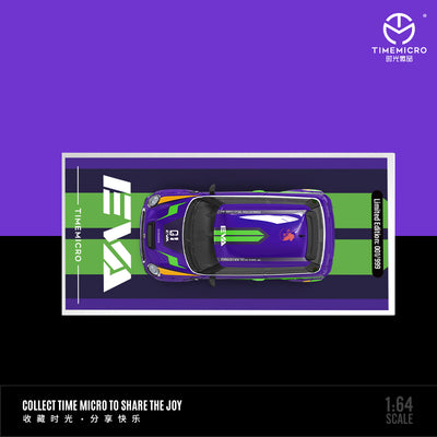 *PRE-ORDER* BMW Mini Cooper - Purple EVA First Machine - Doll Edition, 1:64 Scale
