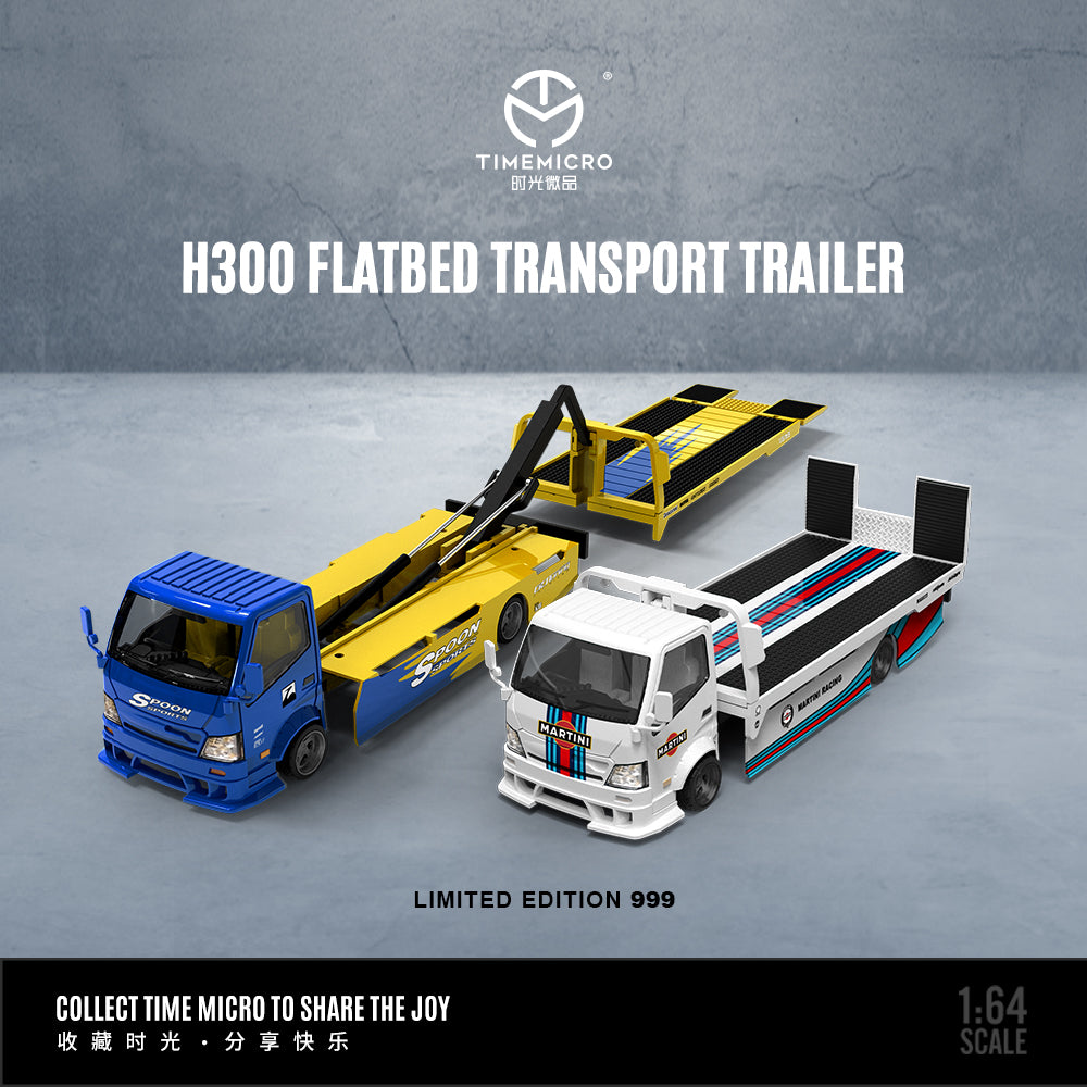 *PRE-ORDER* H300 Flatbed Transport Trailer-Spoon, 1:64 Scale