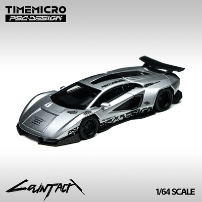 *PRE-ORDER* Lamborghini Contache V-Matte Silver Grey Exhibition Edition(Limited to 999), 1:64 Scale