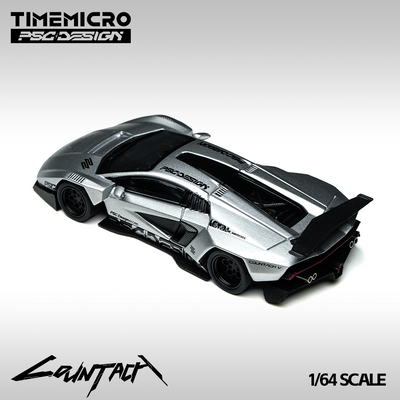 *PRE-ORDER* Lamborghini Contache V-Matte Silver Grey Exhibition Edition(Limited to 999), 1:64 Scale