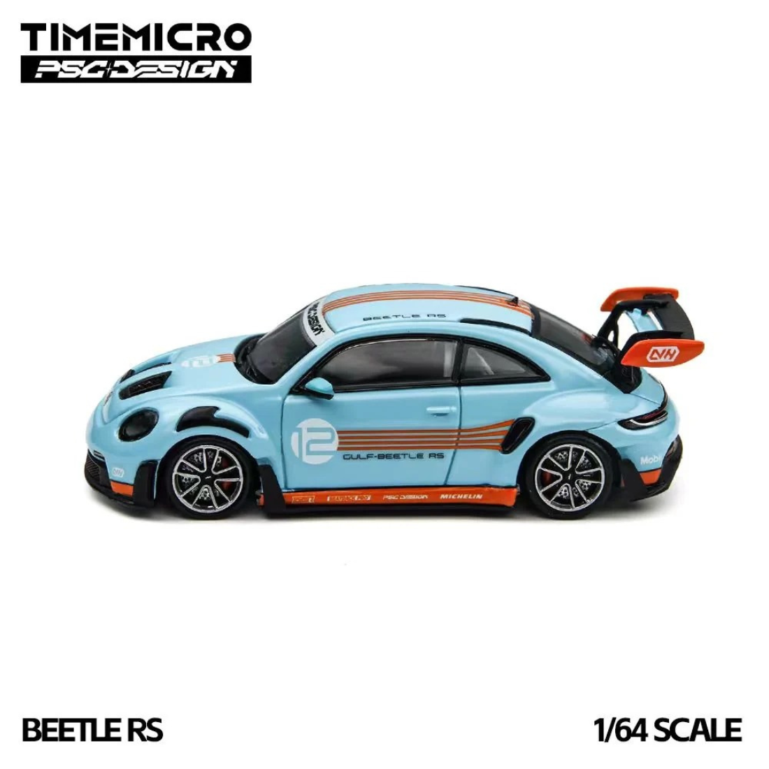 RWB Beetle 1/64 Gulf ミニカー PRE-ORDER* Beetle RS, 1:64 Scale (Gulf Blue) | Hobby Shoppy