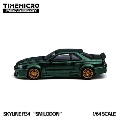 *PRE-ORDER* R34 Smilodon, 1:64 Scale (Dark Green)