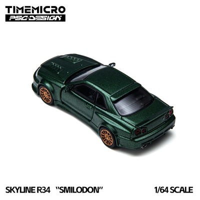 *PRE-ORDER* R34 Smilodon, 1:64 Scale (Dark Green)