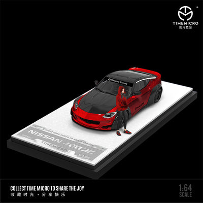 *PRE-ORDER* Nissan 400Z - Metallic Red Black - Figure Edition, 1:64 Scale