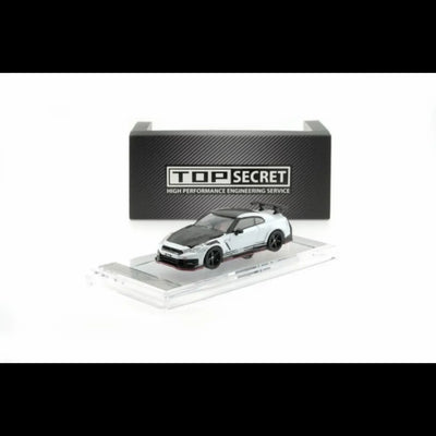 *TMCS 2026* Top Secret  35GT-R White Pearl Matte with Carbon Bonnet, 1:64 Scale