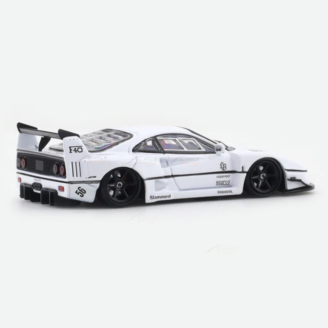 LBWK Street Warrior F40 (Limited Edition 073 of 499), 1:64 Scale (White)