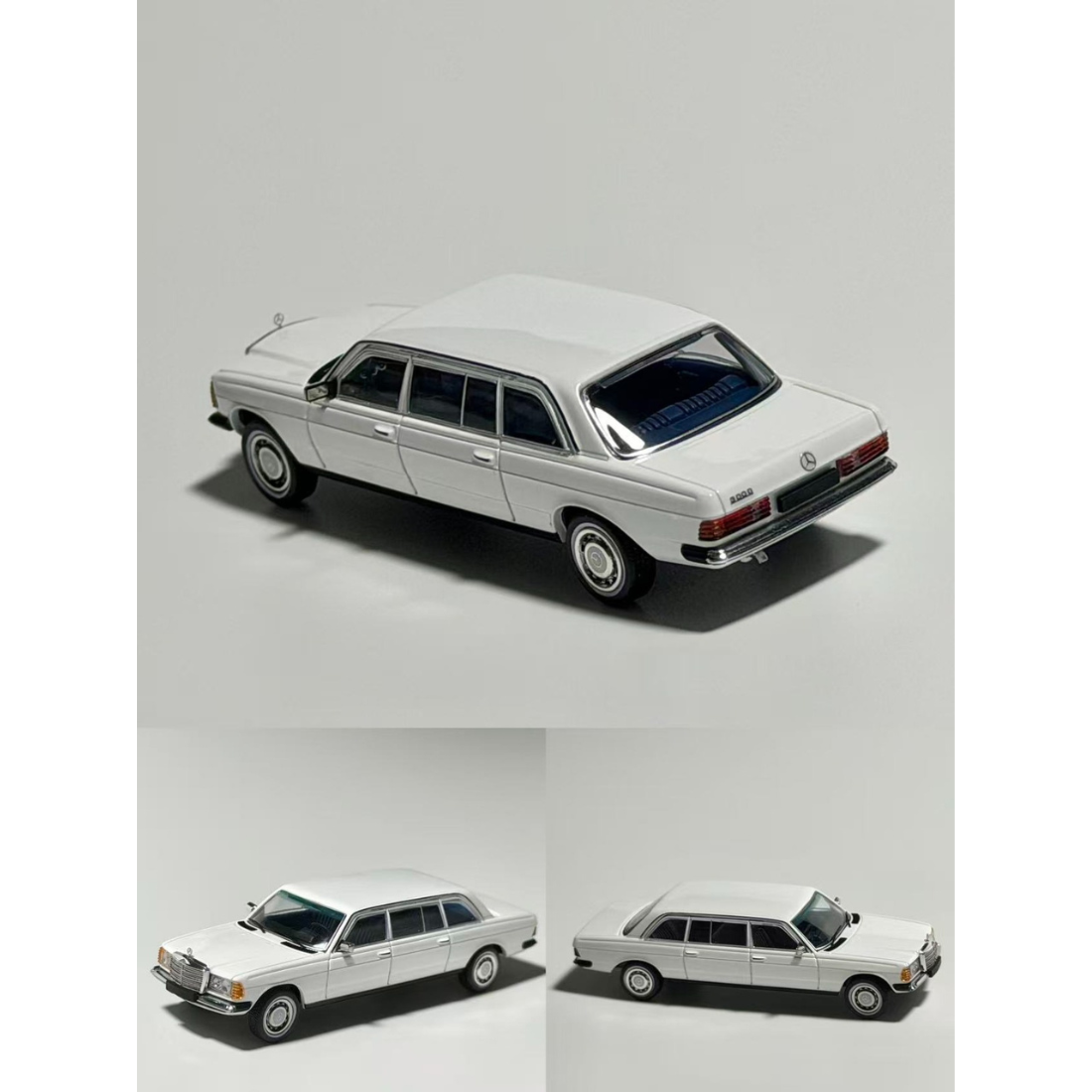 *TMCS 2026* Mercedes Benz W123, 1:64 Scale (Ivory)