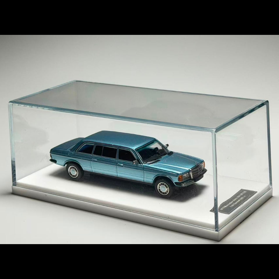 Mercedes Benz W123, 1:64 Scale (Blue)